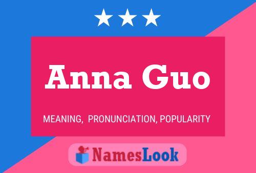 Pôster do nome Anna Guo