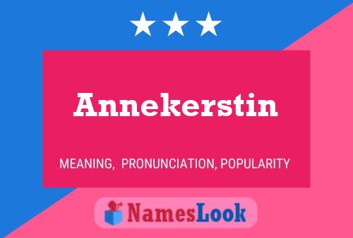 Pôster do nome Annekerstin