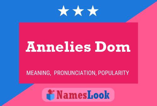 Pôster do nome Annelies Dom