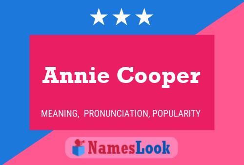 Pôster do nome Annie Cooper