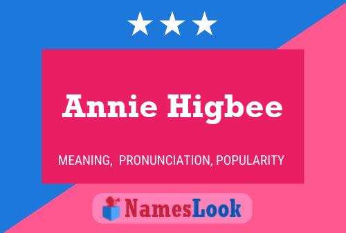 Pôster do nome Annie Higbee