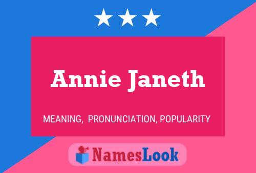 Pôster do nome Annie Janeth