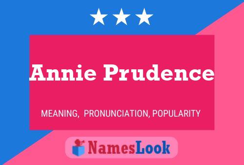 Pôster do nome Annie Prudence