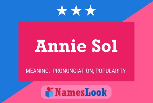 Pôster do nome Annie Sol