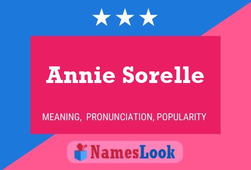 Pôster do nome Annie Sorelle