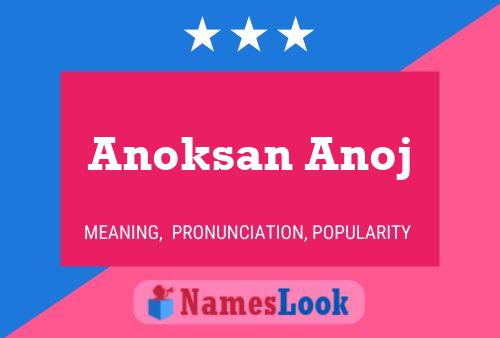 Pôster do nome Anoksan Anoj