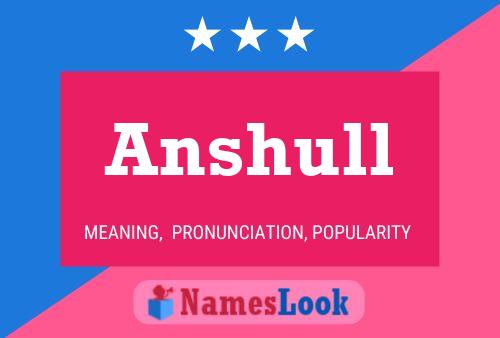 Pôster do nome Anshull