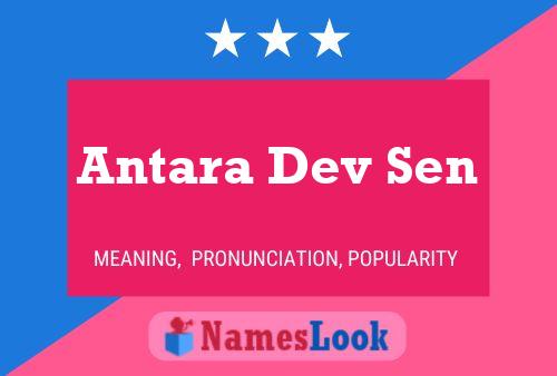 Pôster do nome Antara Dev Sen