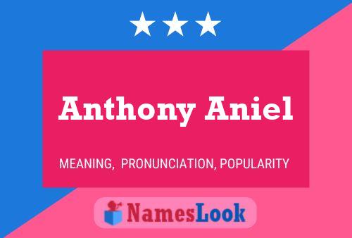 Pôster do nome Anthony Aniel