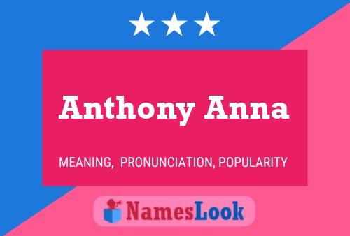 Pôster do nome Anthony Anna