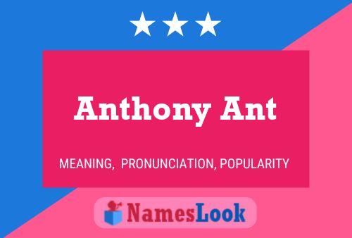 Pôster do nome Anthony Ant