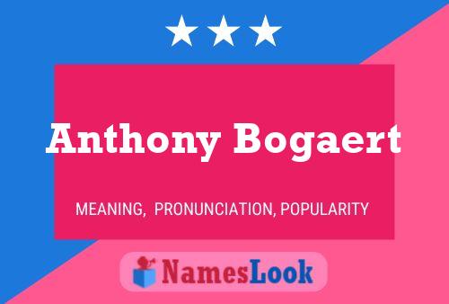 Pôster do nome Anthony Bogaert