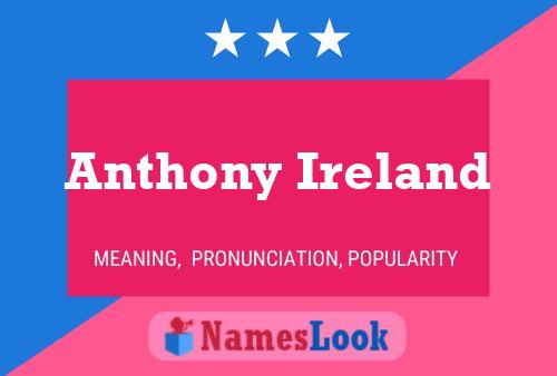 Pôster do nome Anthony Ireland