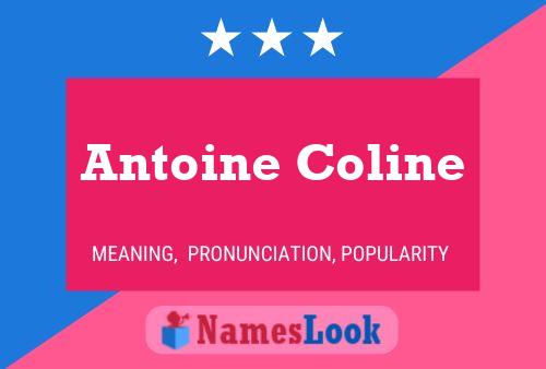 Pôster do nome Antoine Coline