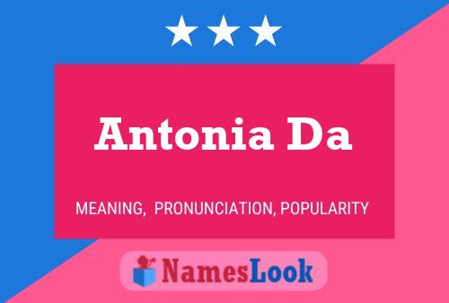 Pôster do nome Antonia Da