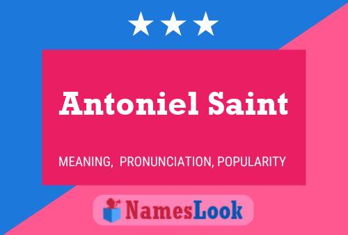 Pôster do nome Antoniel Saint