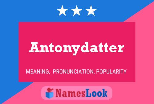 Pôster do nome Antonydatter