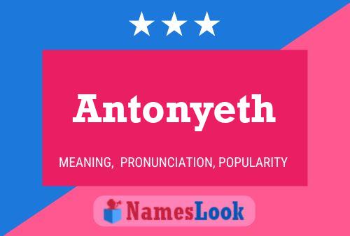 Pôster do nome Antonyeth