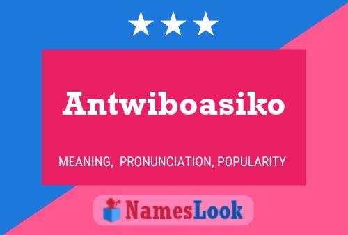 Pôster do nome Antwiboasiko