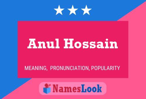 Pôster do nome Anul Hossain