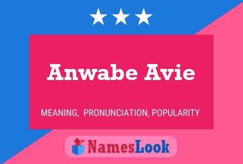 Pôster do nome Anwabe Avie