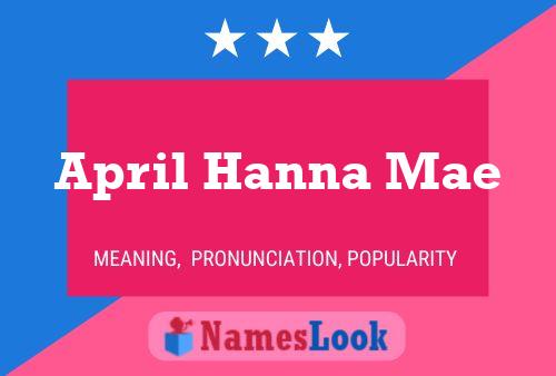 Pôster do nome April Hanna Mae