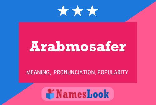 Pôster do nome Arabmosafer