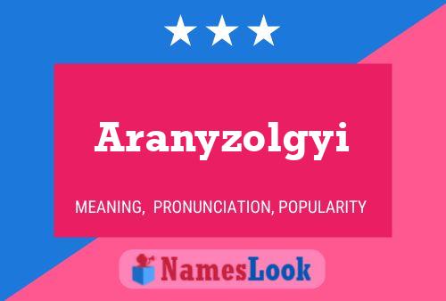 Pôster do nome Aranyzolgyi