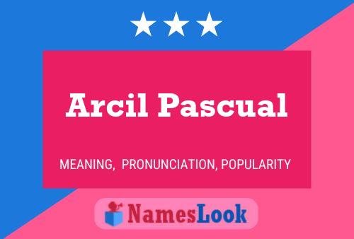 Pôster do nome Arcil Pascual