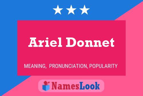 Pôster do nome Ariel Donnet