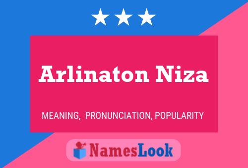 Pôster do nome Arlinaton Niza