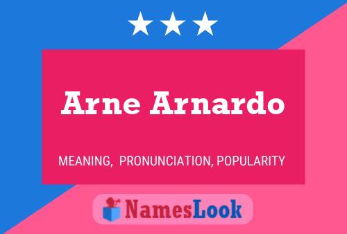 Pôster do nome Arne Arnardo