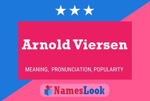 Pôster do nome Arnold Viersen