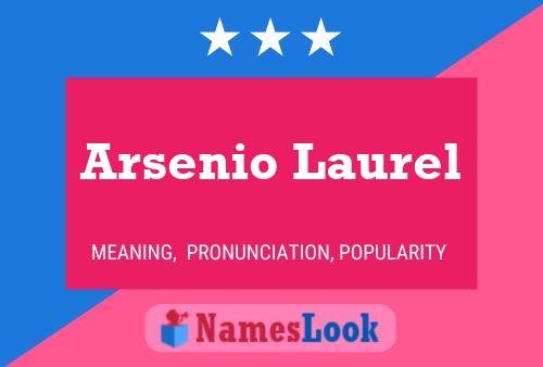 Pôster do nome Arsenio Laurel