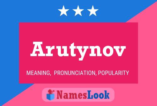 Pôster do nome Arutynov