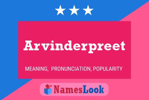 Pôster do nome Arvinderpreet