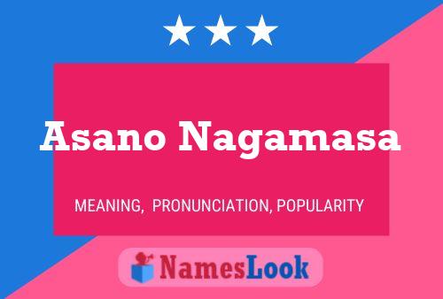 Pôster do nome Asano Nagamasa