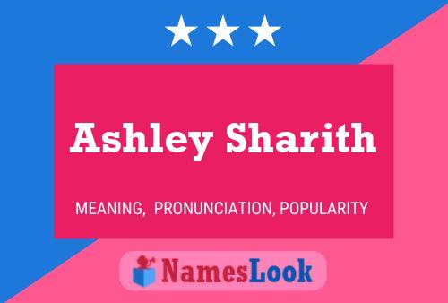 Pôster do nome Ashley Sharith