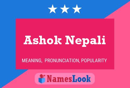 Pôster do nome Ashok Nepali