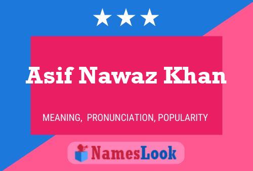 Pôster do nome Asif Nawaz Khan