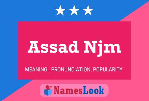 Pôster do nome Assad Njm