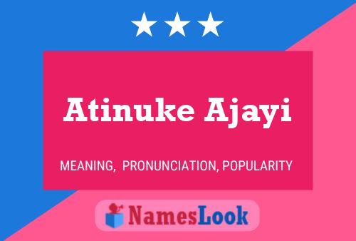 Pôster do nome Atinuke Ajayi