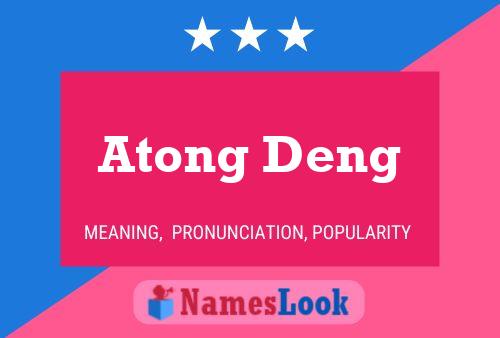 Pôster do nome Atong Deng