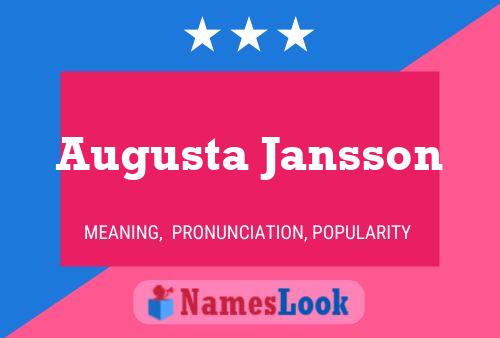 Pôster do nome Augusta Jansson