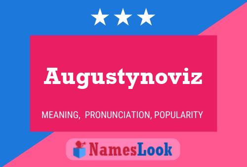 Pôster do nome Augustynoviz