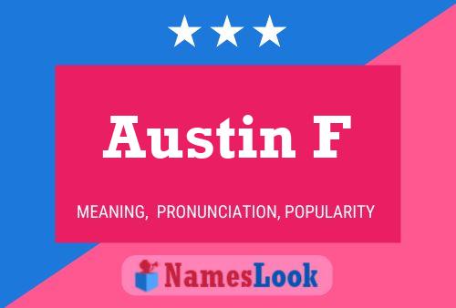 Pôster do nome Austin F