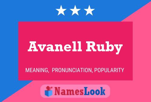 Pôster do nome Avanell Ruby