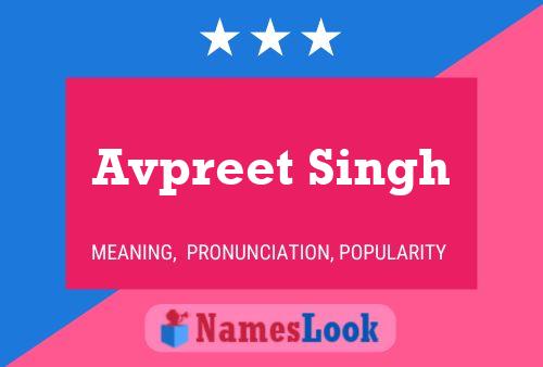 Pôster do nome Avpreet Singh