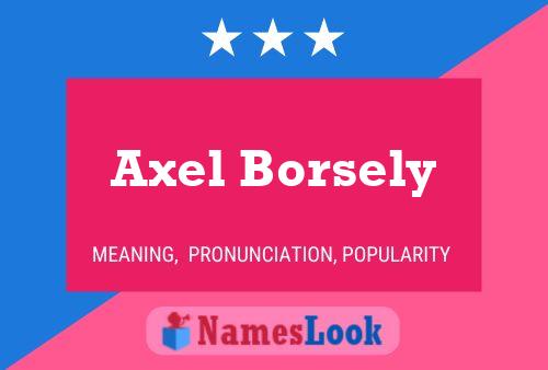 Pôster do nome Axel Borsely