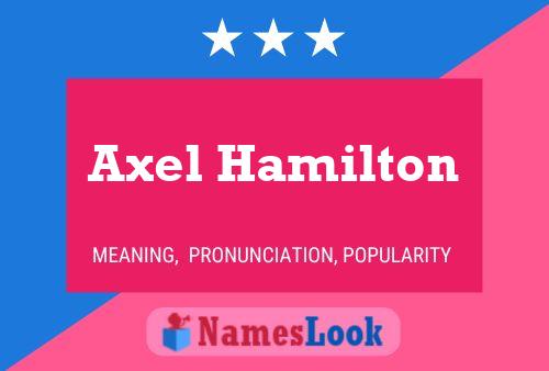 Pôster do nome Axel Hamilton